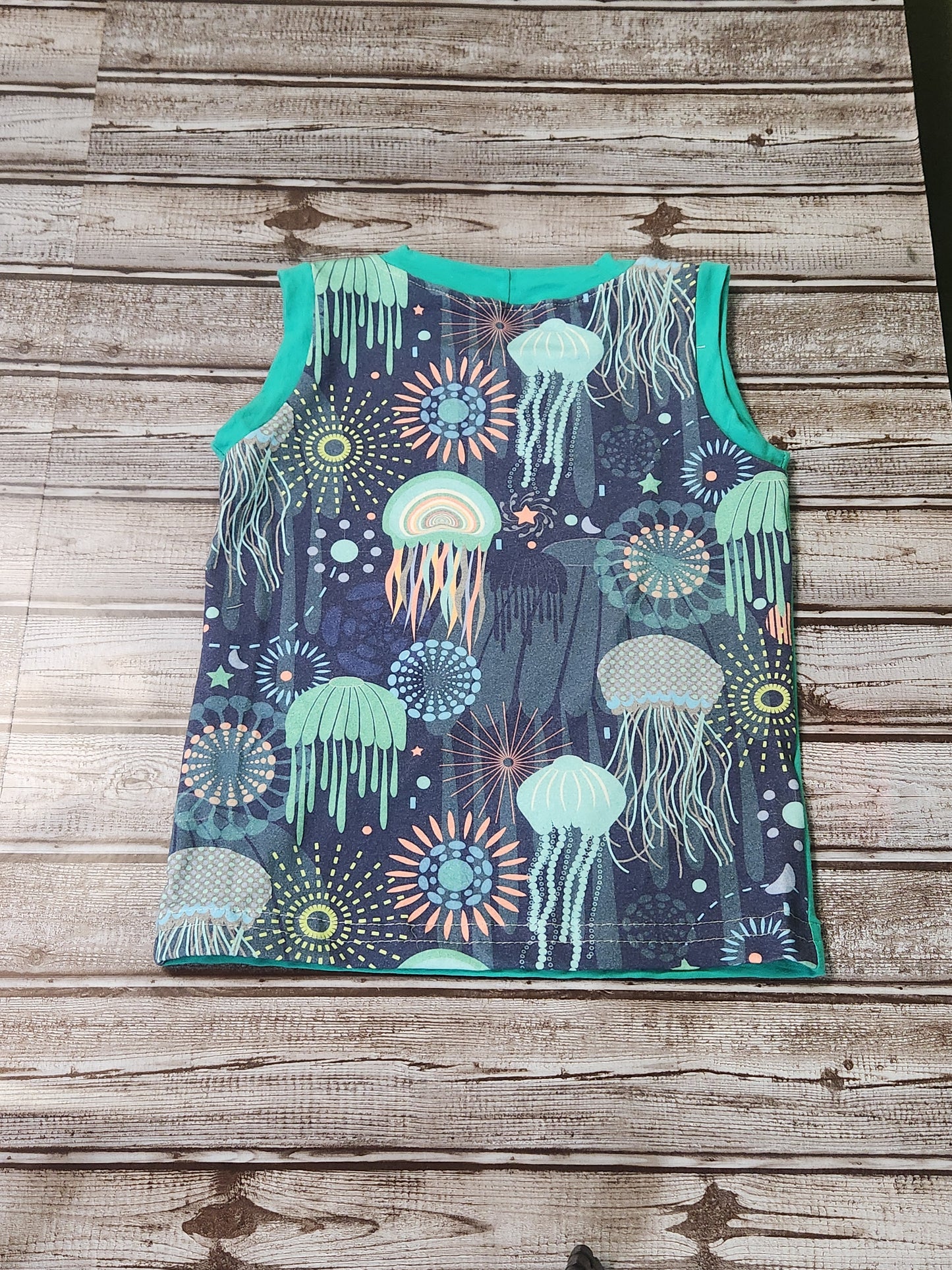 3t Jellyfish Tank top with Jellyfish back