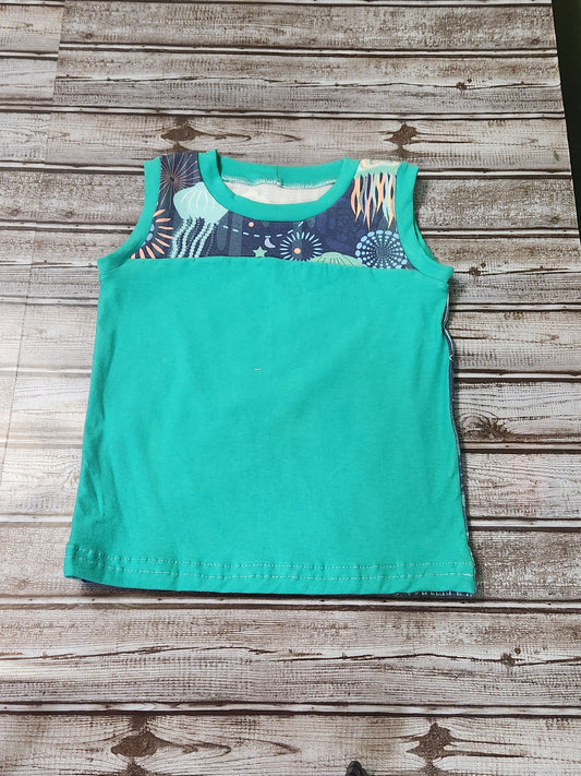 3t Jellyfish Tank top with Jellyfish back