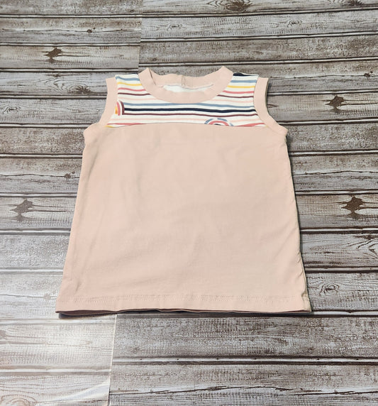 5t Rainbow Color Block Tank top