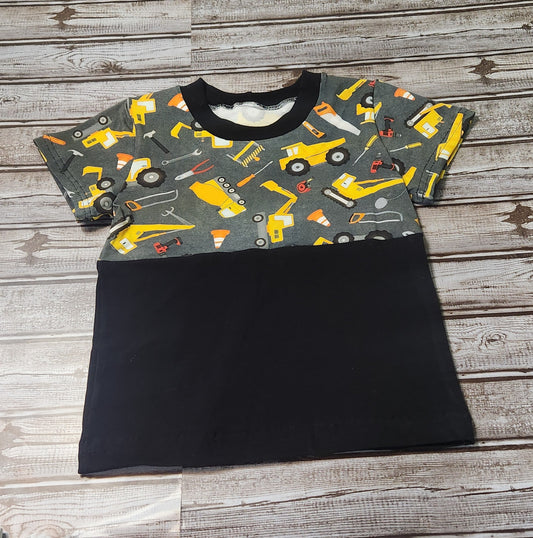 6 Construction Color Block T-shirt