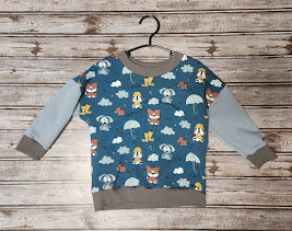 Oversized Rainy Dogs Sweater - 4t