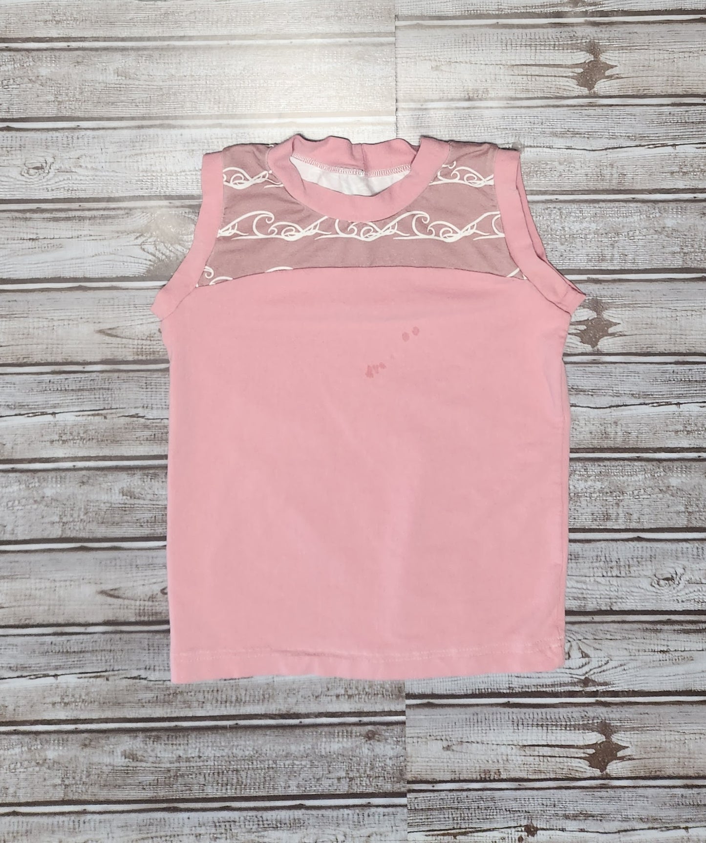 Tank top - Pink Waves - 4t
