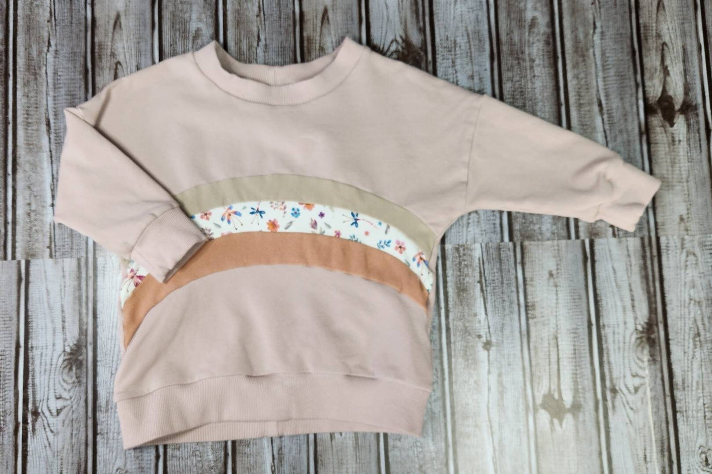 Sweater - Rainbow Floral 2t