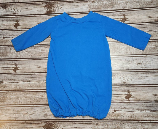 Baby Gown - Turquoise - Sizes 0-3 month or 9-12 month